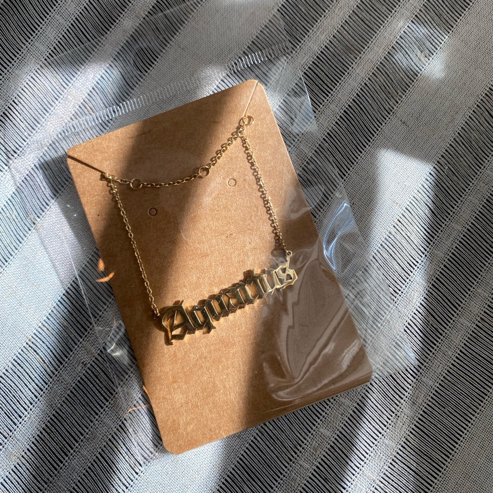 Aquarius♒️ Necklace